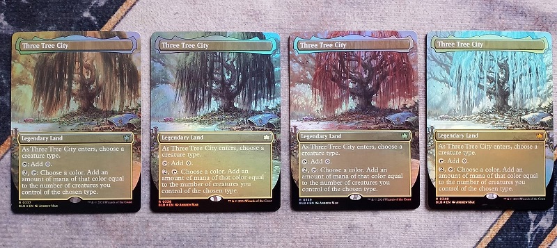 Three Tree City Bloomburrow Seasonal Art